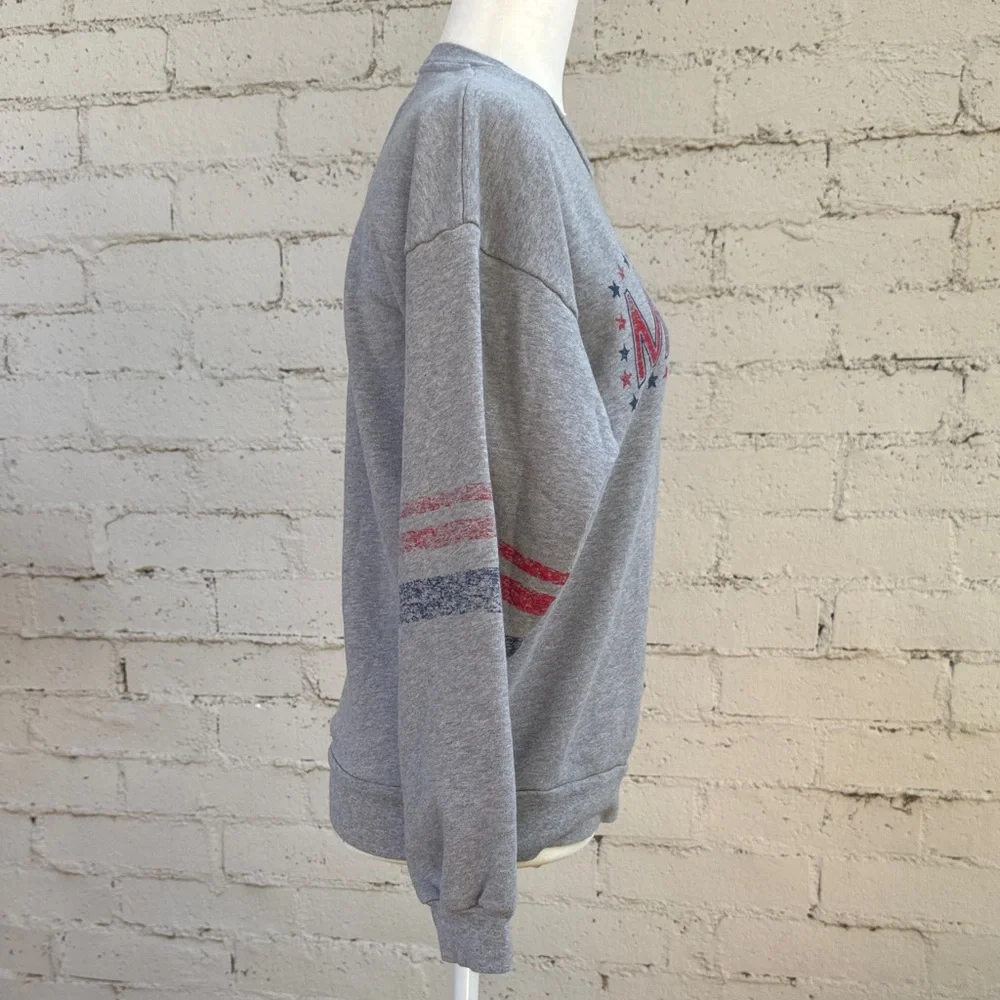 MOTHER The Drop Square Sweatshirt Mother Stars Size XS - Picture 5 of 14